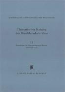 Musikhandschriften d. Signaturengruppe Mus. ms. Bd. 1 (Autoren A-P ) 