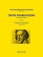 Sechs Kinderstücke op. 72 