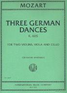 Three German Dances k.605 