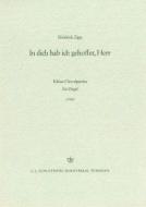 In dich hab ich gehoffet, Herr, Kleine Choralpartita 