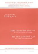 6 Trios aus dem Jahre 1718 - Nr. 4 D-Dur 