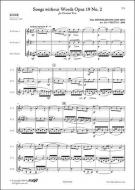 Songs without Words Op. 19 No. 2 