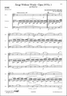 Songs without Words Op. 19 No. 1 