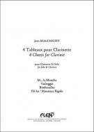 4 Tableaux pour Clarinette Solo 