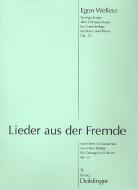 Lieder aus der Fremde nach dem Chinesischen von Hans Bethge op.15 