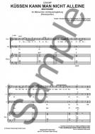Küssen kann man nicht alleine 