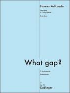 What gap? (2.Streichquartett) 
