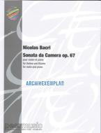 Sonata Da Camera Op. 67 
