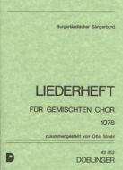 Liederheft 1978 des Burgenländischen Sängerbundes 