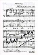 Warnung (Männer suchen stets zu naschen) KV 433 