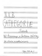 Cathegoriae Sacrale No. 1 Op. 347 