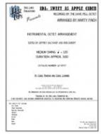 Ida, Sweet As Apple Cider 