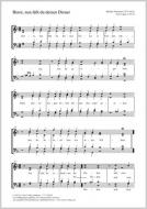 Herre, nun läßt du deinen Diener F-Dur Standard