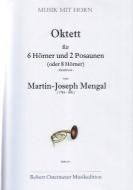 Oktett für 6 Hörner und 2 Posaunen (oder 8 Hörner) (Erstdruck) (1820) 