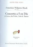 Concert a 5 ex Dis a Corno, due Violin, Viola & Basso (Erstdruck) 