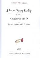 Concerto ex D für Cornu concertato, 2 Violinen, Viola & Basso (Erstdruck) (1750) 