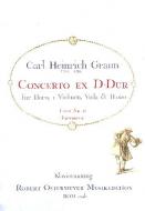 Concerto ex D-Dur für Horn, 2 Violinen, Viola & Basso (Lund Nr. 16) (Erstdruck) 