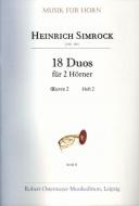 18 Duos für 2 Hörner op. 2 Heft 2 