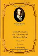 Grand Concert für 2 Hörner und Orchester F-Dur (Murray C 60, Erstfassung) 