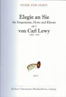 Elegie an Sie op. 1 
