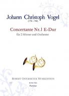 Concertante Nr. 1 für 2 Hörner und Orchester E-Dur (1785) 