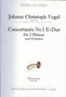 Concertante Nr. 1 für 2 Hörner und Orchester E-Dur (1785) 