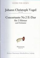 Concertante Nr. 2 für 2 Hörner und Orchester E-Dur (1785) 