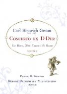 Concerto ex D-Dur für Cornu concertato, Oboe d'amore und Basso (um 1750) (Lund Nr. 7) 