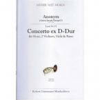 Concerto ex D-Dur 