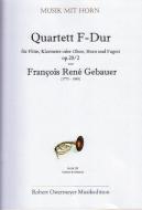 Quartett F-Dur op. 20/2 (Quatuor concertant) für Flöte, Klarinette oder Oboe, Horn und Fagott (1800) 