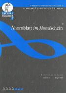 Ahornblatt im Mondschein 