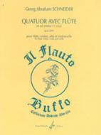 Quatuor avec flûte en sol mineur 