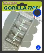 Gorilla Tips Fingertip Protectors Clear Size Large 