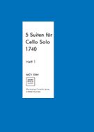 5 Suiten für Cello Solo 1740 Heft 1 