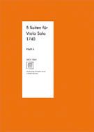 5 Suiten für Viola Solo 1740 Heft 2 
