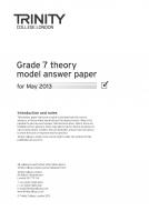 Theory Model Answer Paper Grade 7 2013 