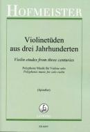 Violinetüden aus drei Jahrhunderten 