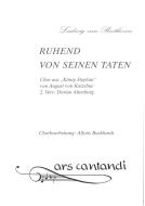 Ruhend von seinen Taten 