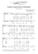 Lord, I want to be a Christian 