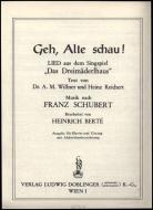 Geg, Alte schau ! aus Das Dreimäderlhaus 