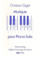 Musique pour piano solo 