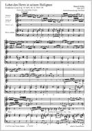 Lobet den Herrn in seinem Heiligtum SWV 350 