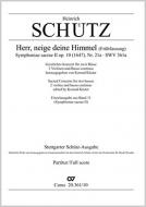 Herr, neige deine Himmel (Frühfassung) SWV 361a 