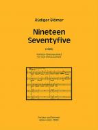 Nineteen Seventyfive für Rock-Streichquartett 