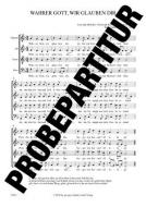 Wahrer Gott, wir glauben dir Standard