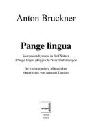 Pange lingua gloriosi Standard