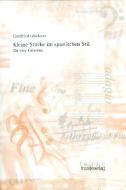 Kleine Stücke im spanischen Stil vier Gitarren 