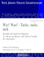 Tacke, tacke, tack, erst hack' ich fein RV 510A/B-16B.A 