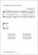 Vom Himmel hoch, da komm ich her Standard