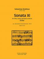 Sonata XI für Flöte, Violine und Basso continuo D-Dur 